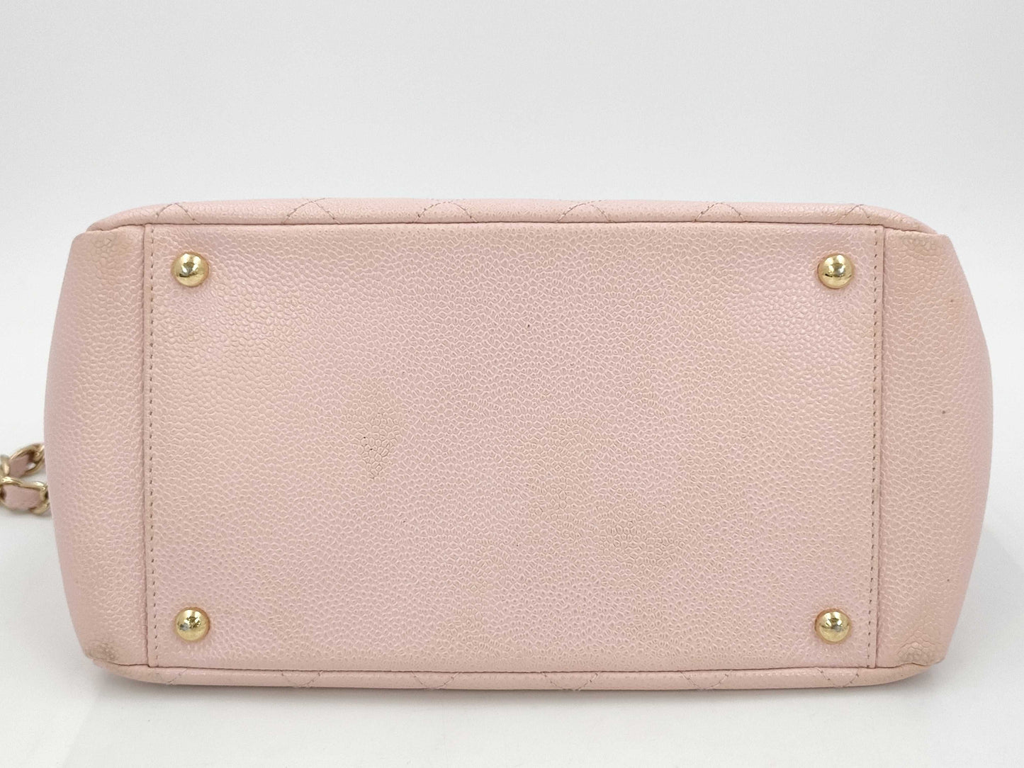 CHANEL Caviar Skin Chain Hand Shoulder Bag