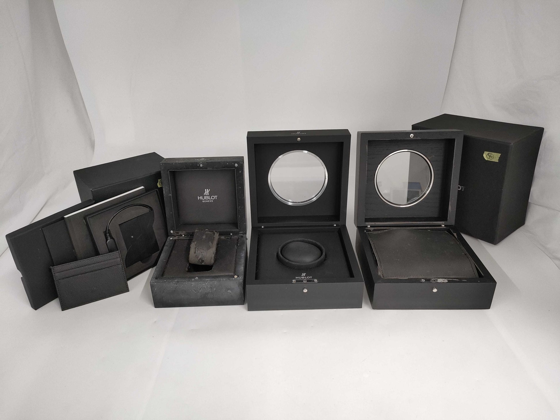 HUBLOT 3 empty boxes summary for both men and women