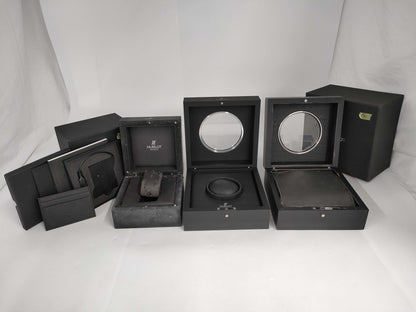 HUBLOT 3 empty boxes summary for both men and women