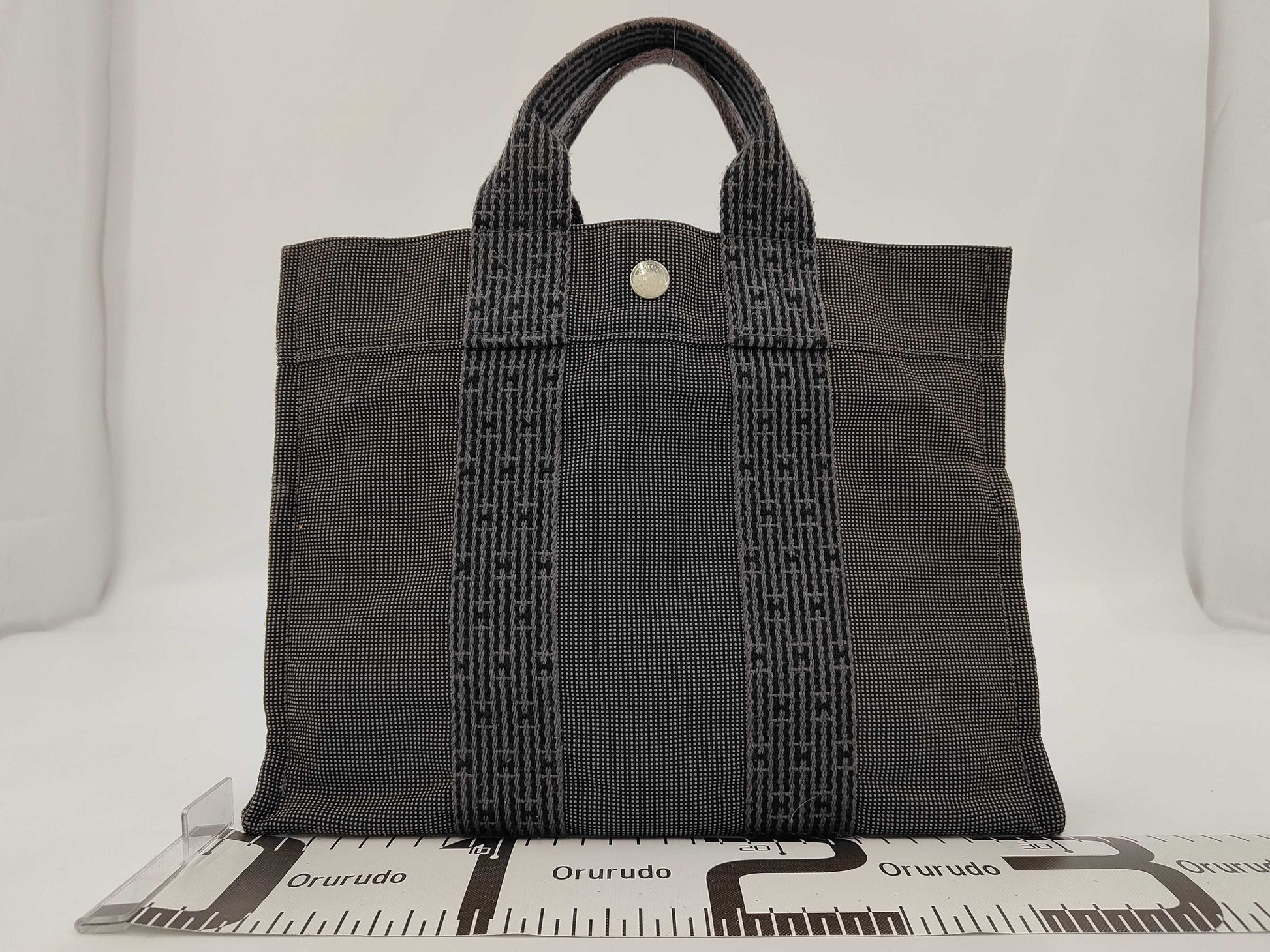 HERMES Ale Line Tote Bag Cadena Keyed Tote Bag