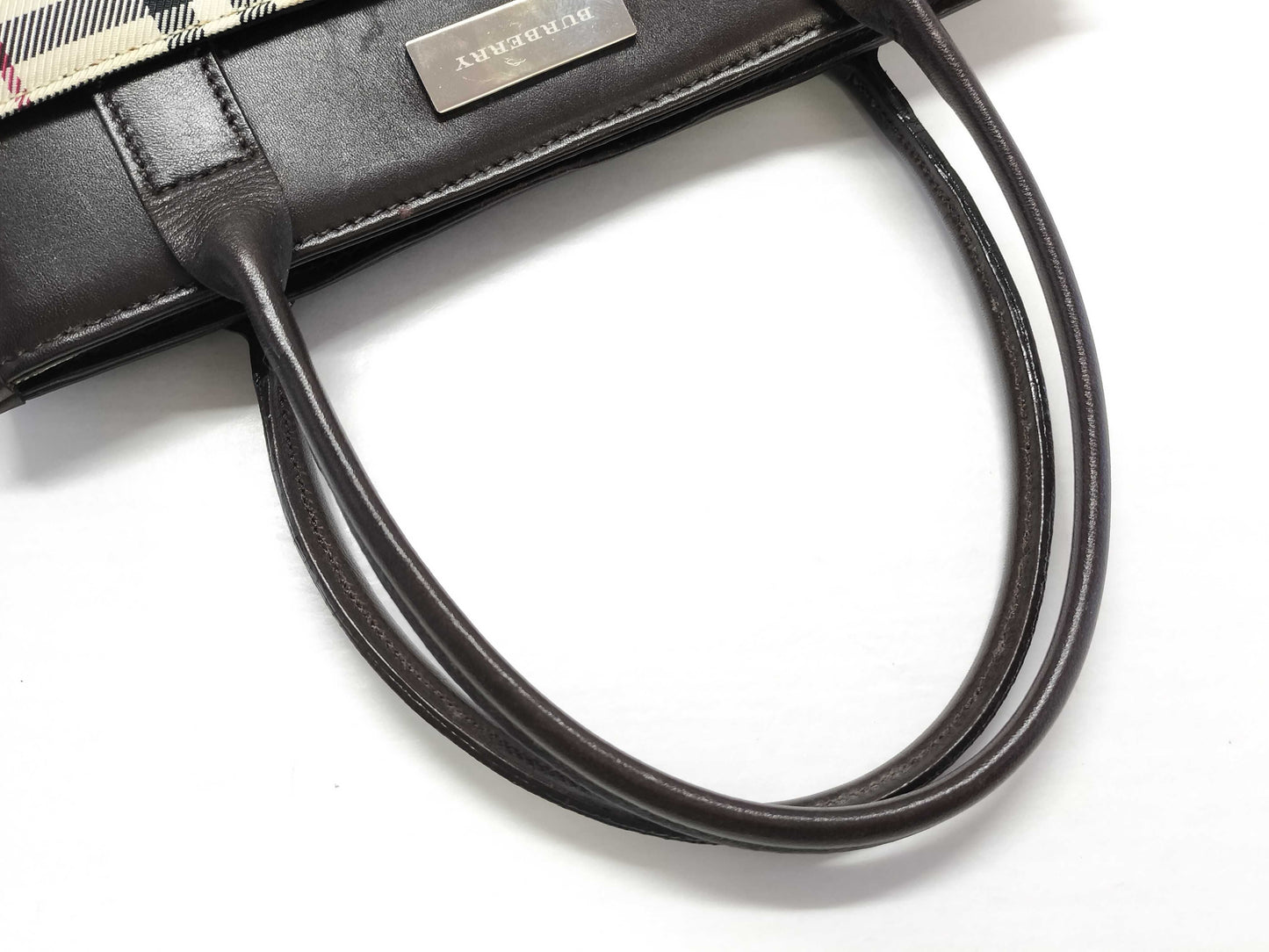 BURBERRY Plaid Bag Handbag Handbag