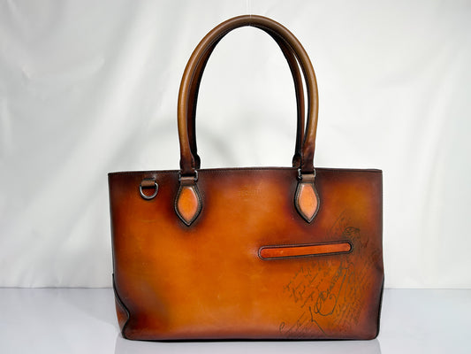 Berluti Calligraphy Tujour Business Bag Tote Bag