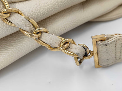 CHANEL Caviar Skin Triple Coco Mark Rucksack