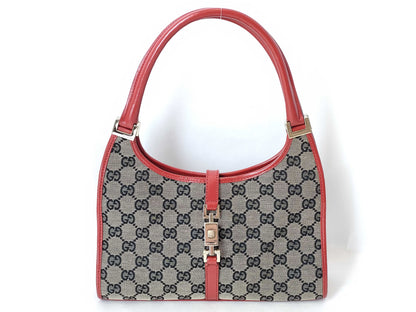 GUCCI GG Canvas Jackie Handbag