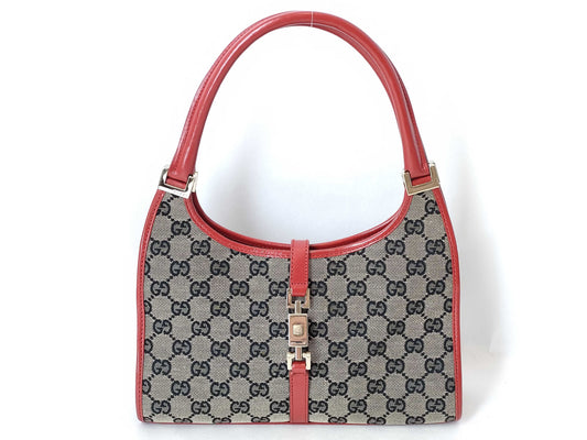 GUCCI GG Canvas Jackie Handbag