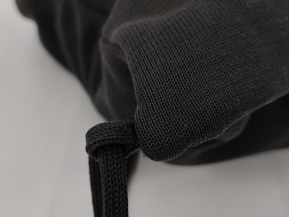 CHANEL Knapsack Sportline Big Coco Mark Cotton Black Beige Rucksack Series 8 Rucksack