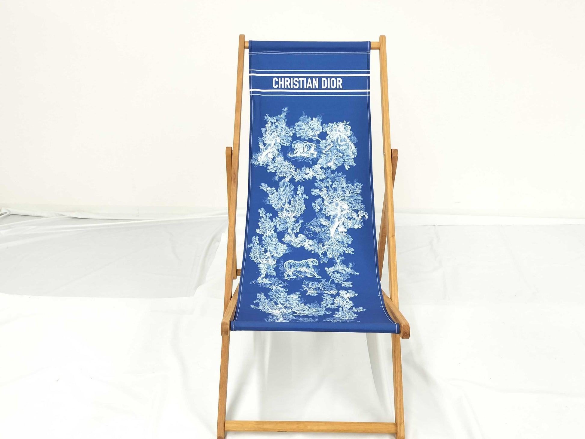 Dior Deck Chair Blue Chair
