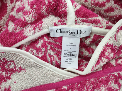 Dior Towel Poncho Pink Poncho