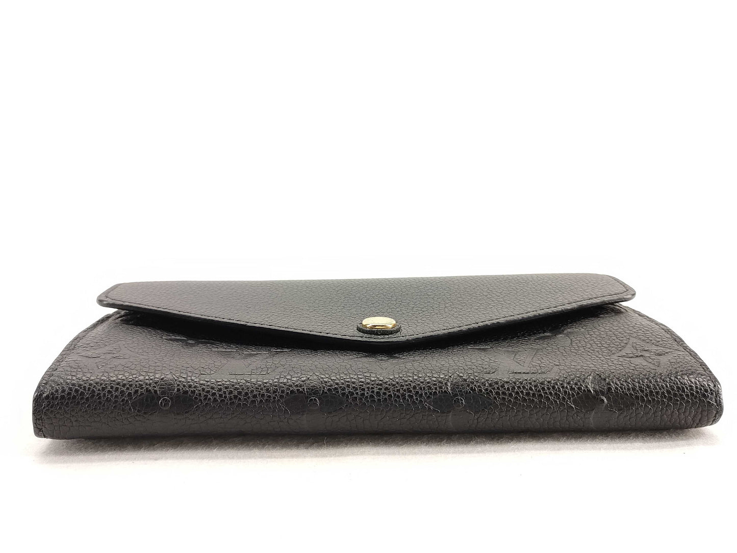 LOUIS VUITTON Monogram Unplanted Portefeuille Sara Monogram Unplanted Black M61182 CA4198 Initials Wallet