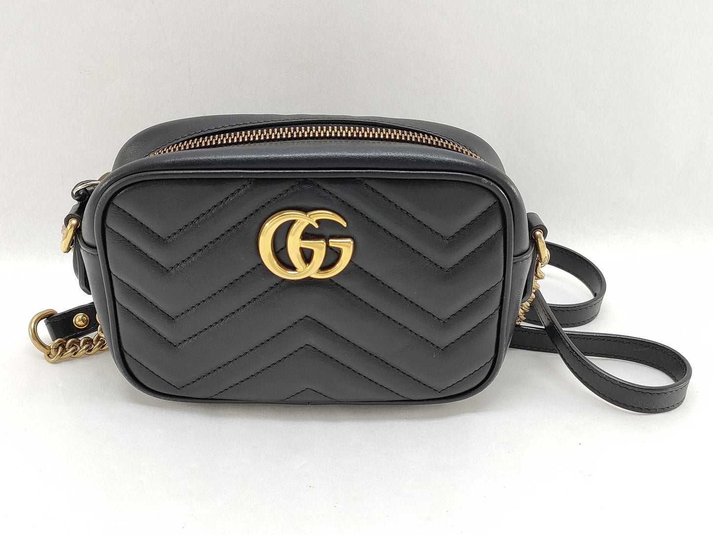 GUCCI GG Marmont Quilted Mini Bag 448065 Shoulder Bag
