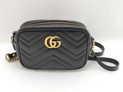 GUCCI GG Marmont Quilted Mini Bag 448065 Shoulder Bag