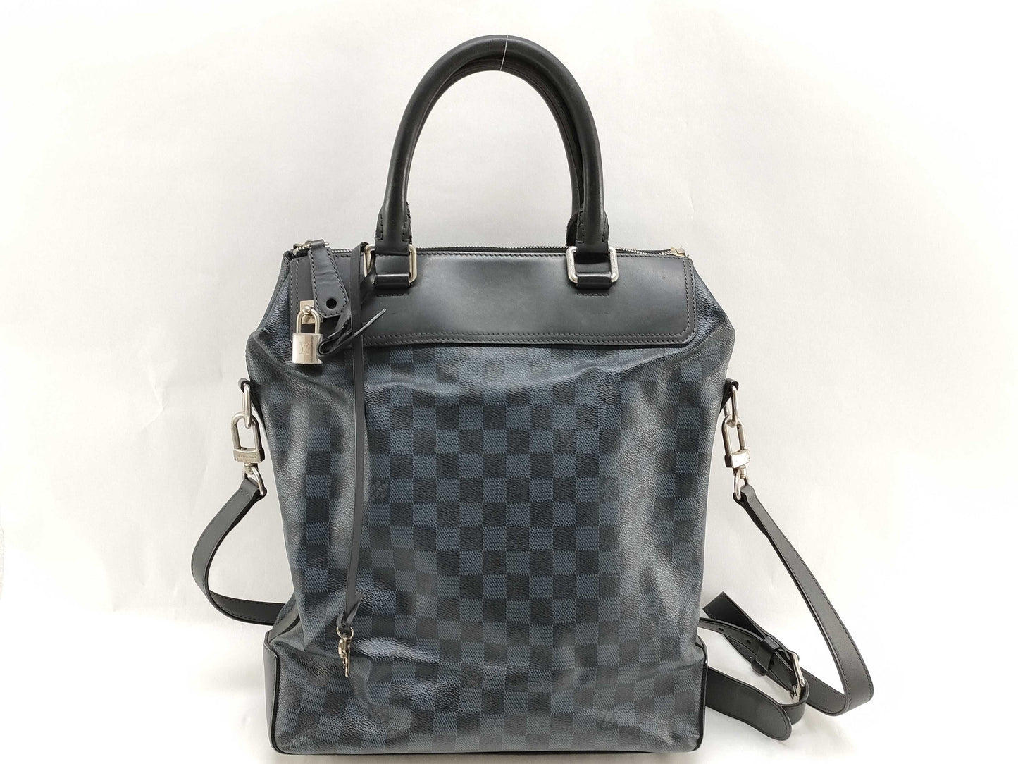 LOUIS VUITTON Damier Graffit Damier Cobalt Greenwich N41351 Handbag