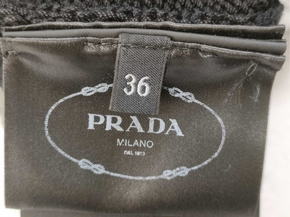 PRADA Cotton Crew Neck Sweater Top