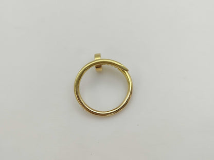 Cartier Juste un Clou #46 Small Model Yellow Gold Au750 3.1g Ring 