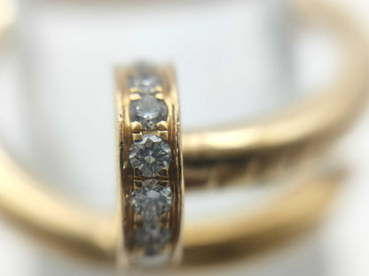 Cartier Juste un Clou Classic Model #50 Diamond 750 6.5g Ring 