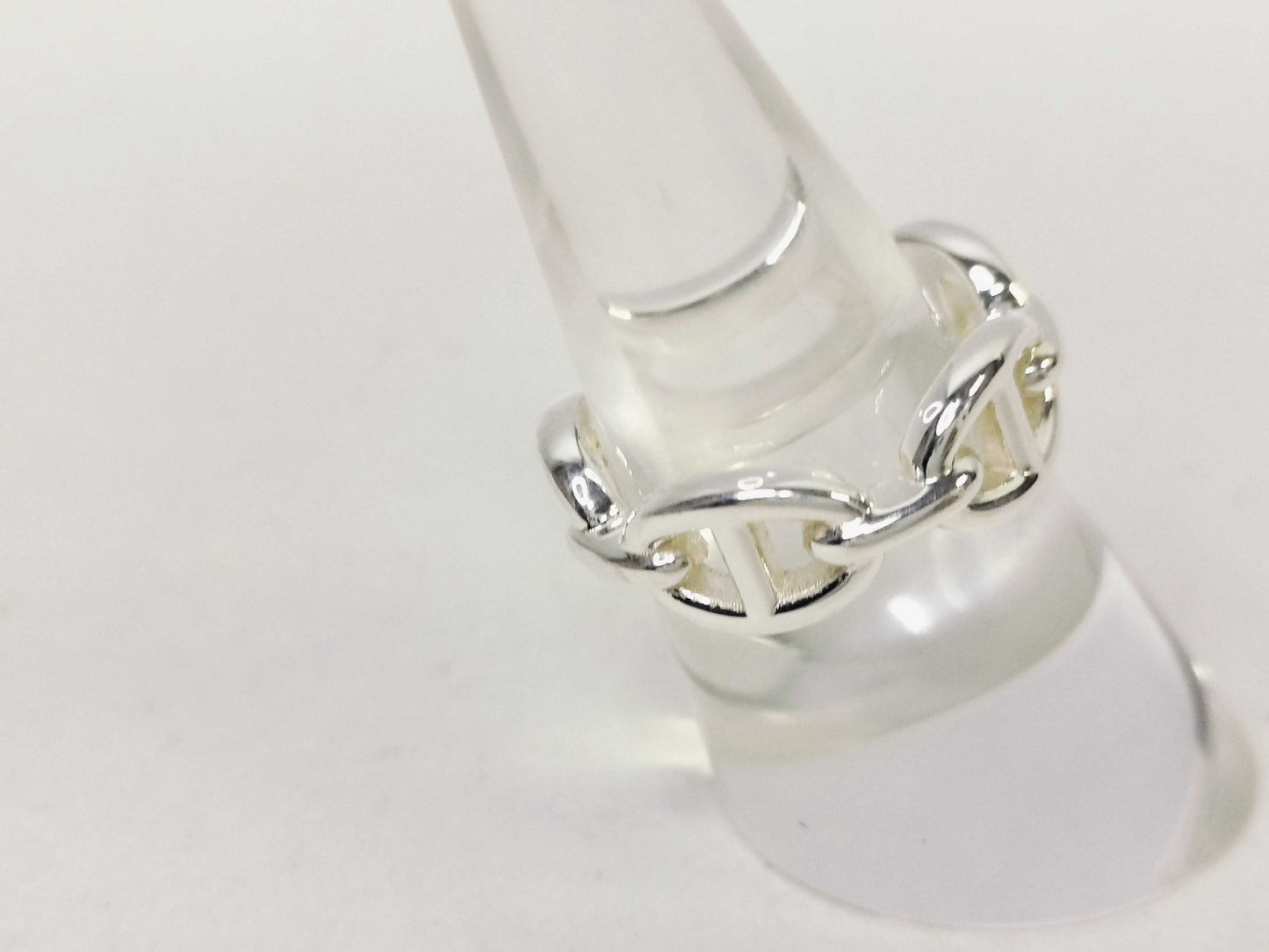 HERMES Chone Dunkle Anchener Ring Ag925 Ring