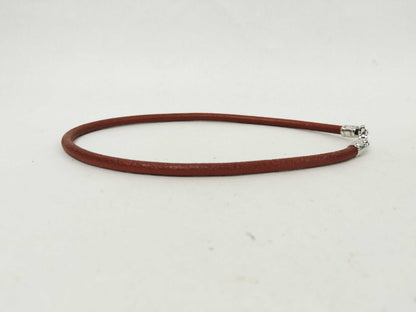 BVLGARI Leather Choker Necklace