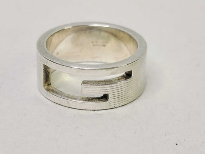 GUCCI Branded G-Ring SV925 Ring