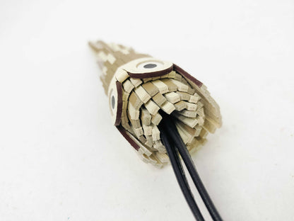 HERMES Shute Owl Charm W Engraved Charm