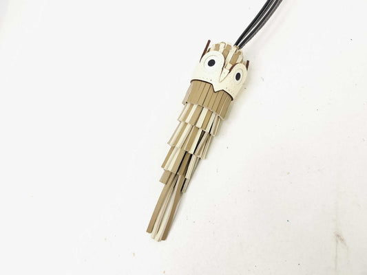 HERMES Shute Owl Charm W Engraved Charm