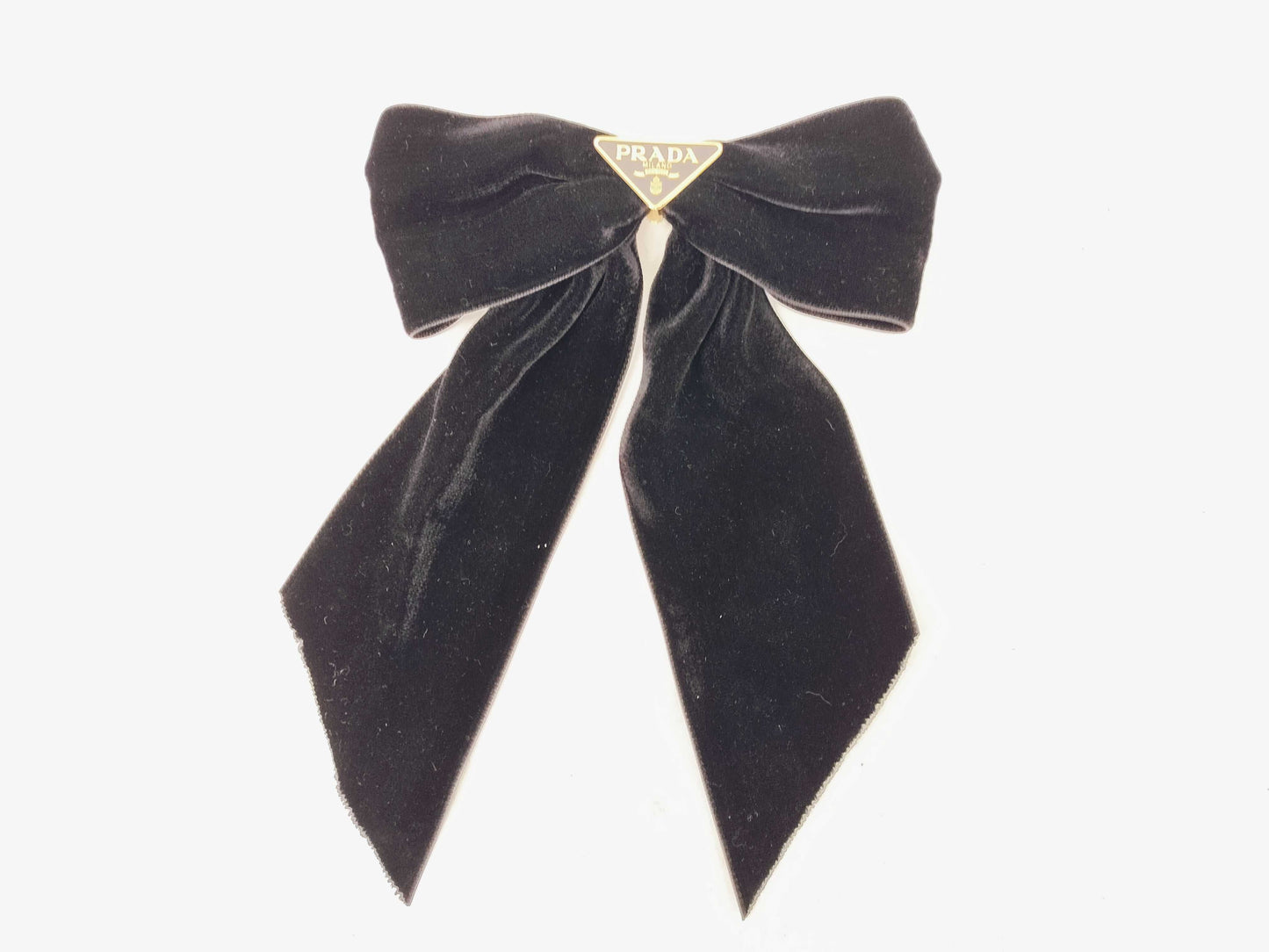 PRADA Velvet Ribbon Hair Clip Hair Accessories