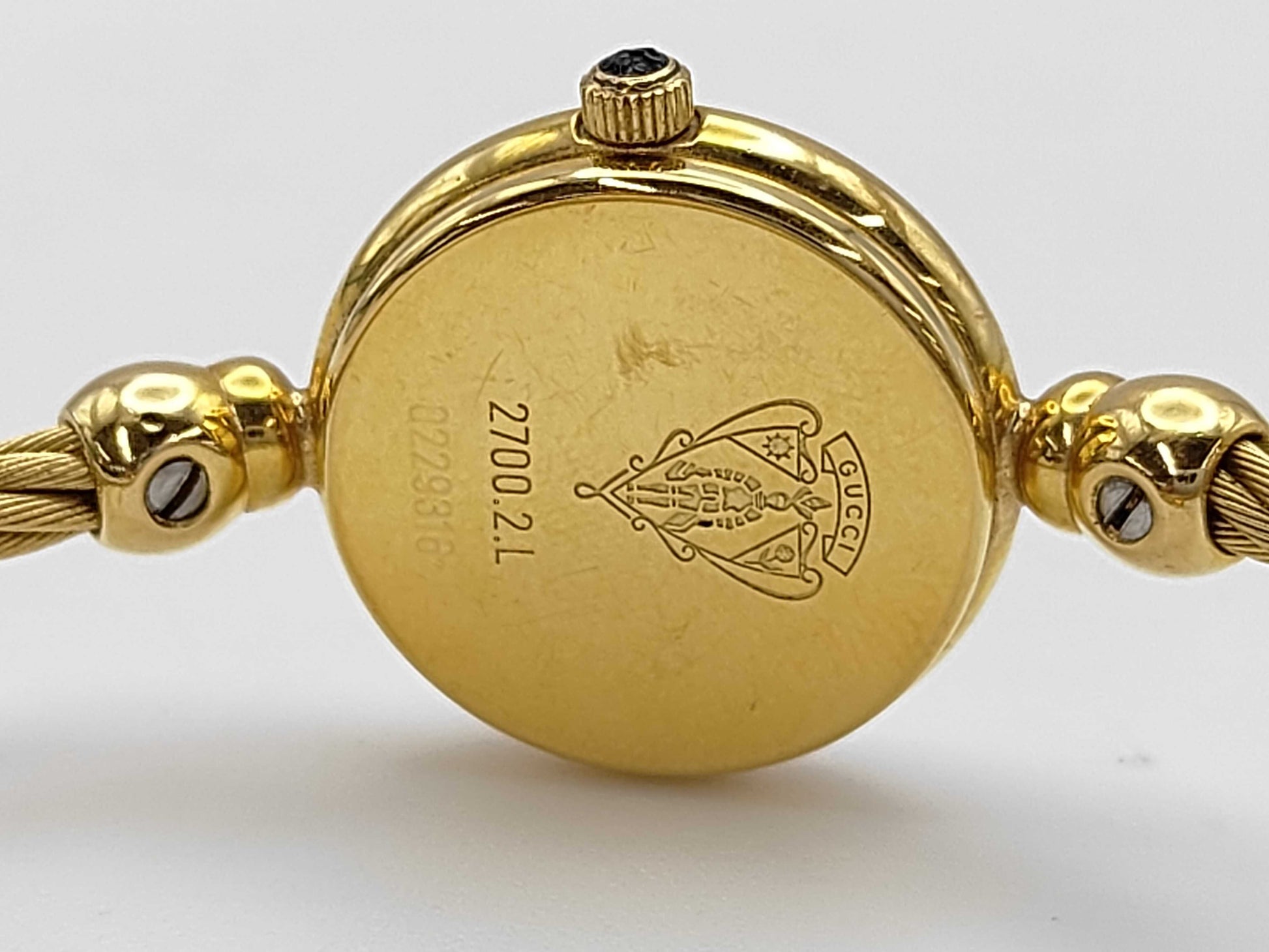 GUCCI 2700.2.1 0229316 Quartz Shell Dial Women's Watch