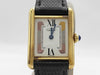 Cartier Vermeil Mast Tank 164871 5057001 Quartz Trinity Dial Women's Watch