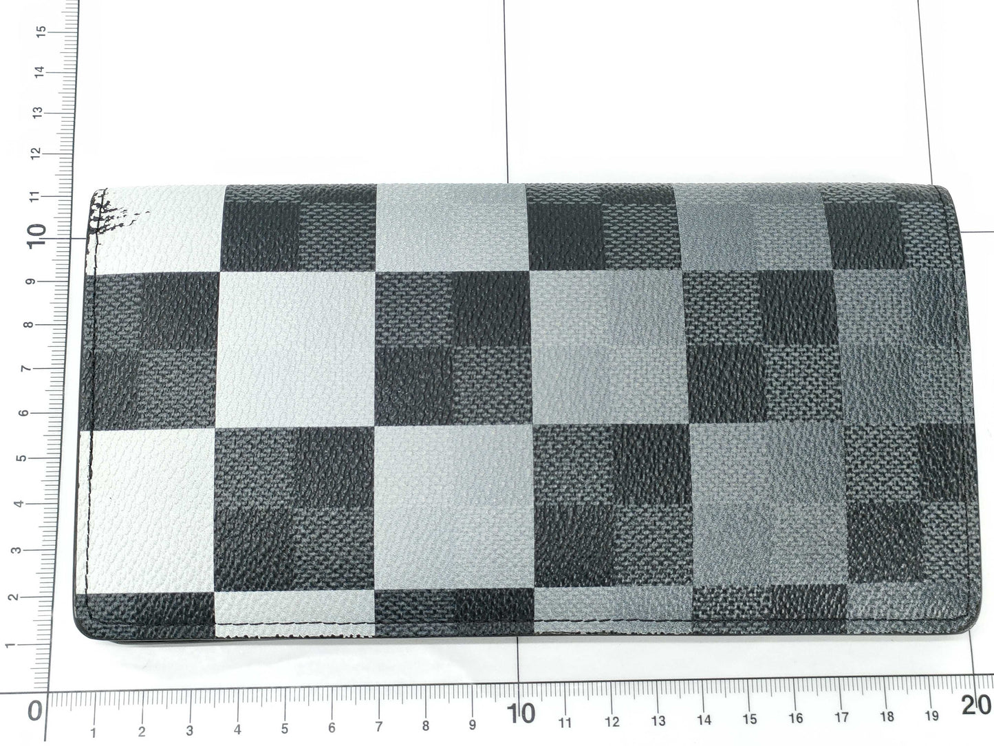 LOUIS VUITTON Damier Graffit Louis Vuitton Damier Graffit Giant Portefeuille Brazza N40415 RFID Initials Accessories: Box Storage Bag Wallet