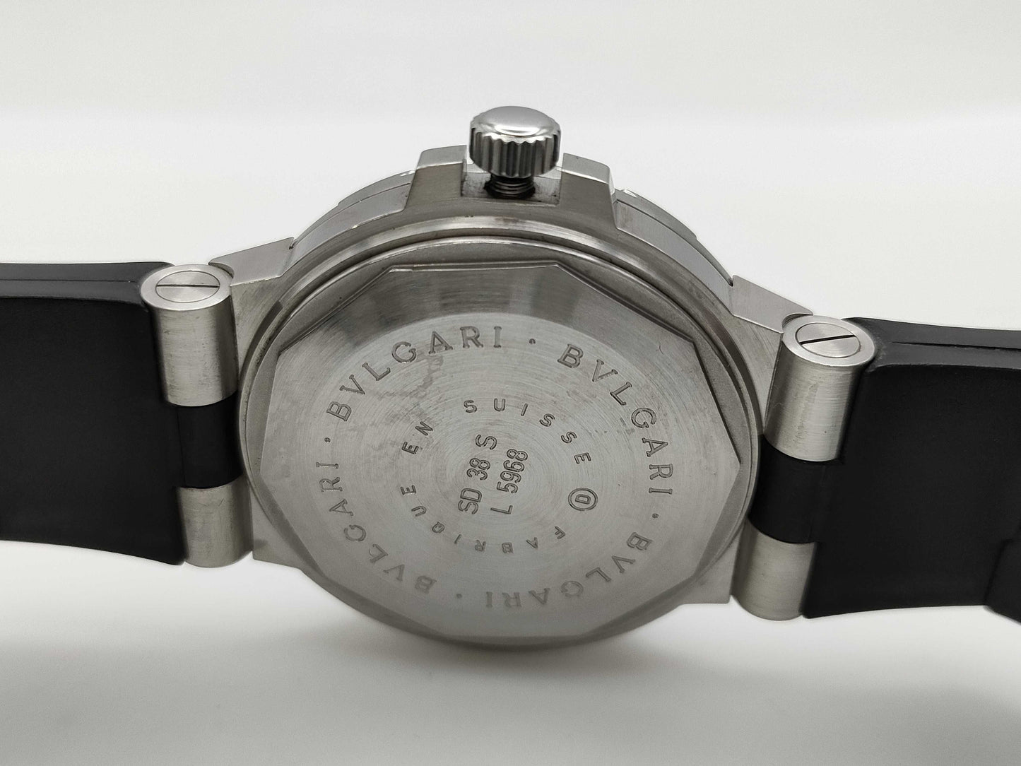 BVLGARI Diagono Scuba SD38S L5968 Automatic Men's Watch