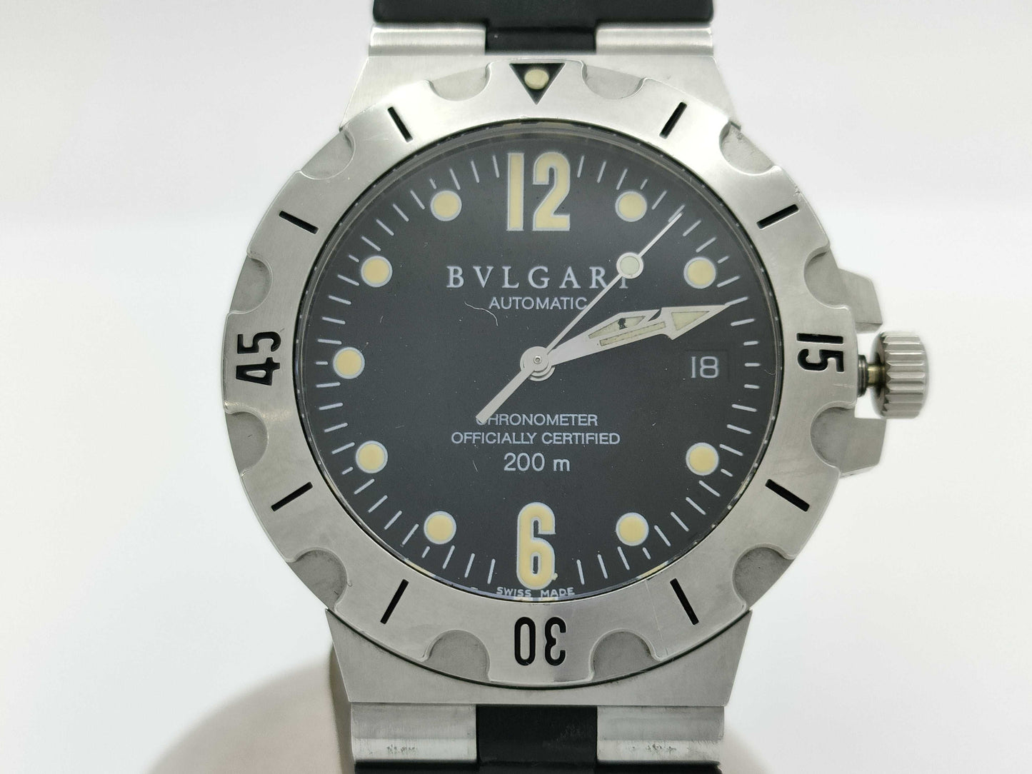 BVLGARI Diagono Scuba SD38S L5968 Automatic Men's Watch