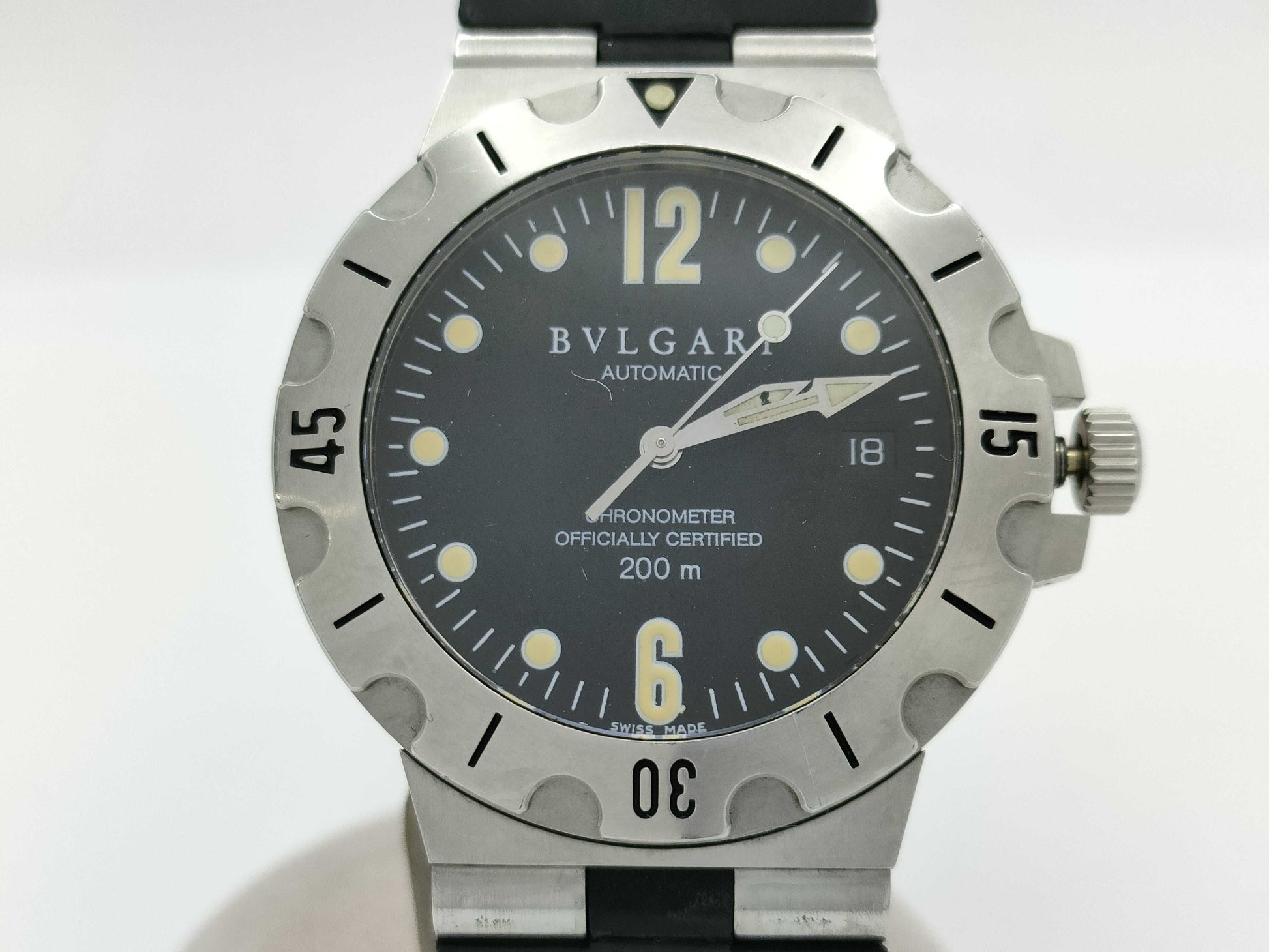 BVLGARI Diagono Scuba SD38S L5968 Automatic Men's Watch