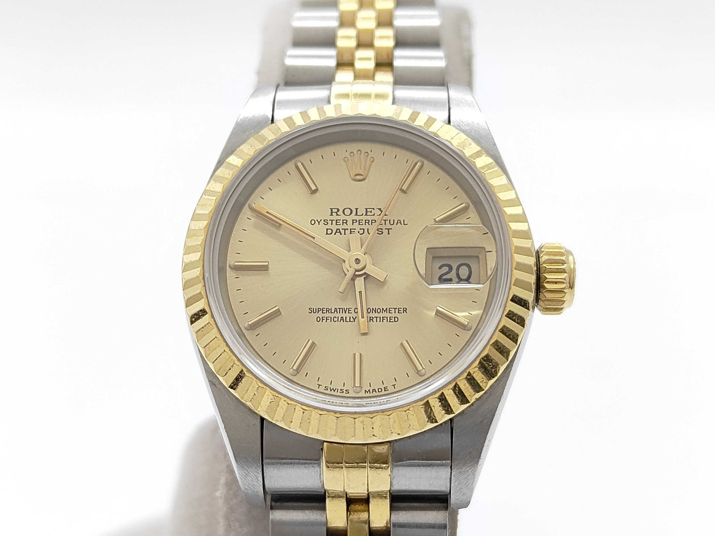 ROLEX 69173 X489710 Champagne Dial Jubilee Breath Women's Watch