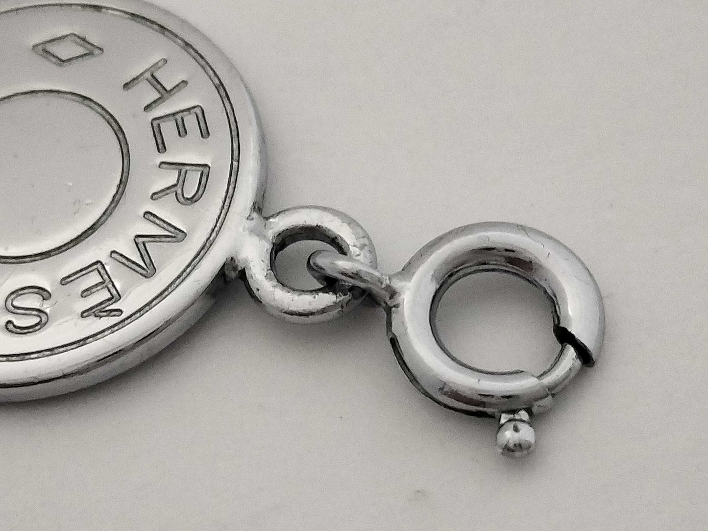 HERMES Serie Top Silver Pendant Top