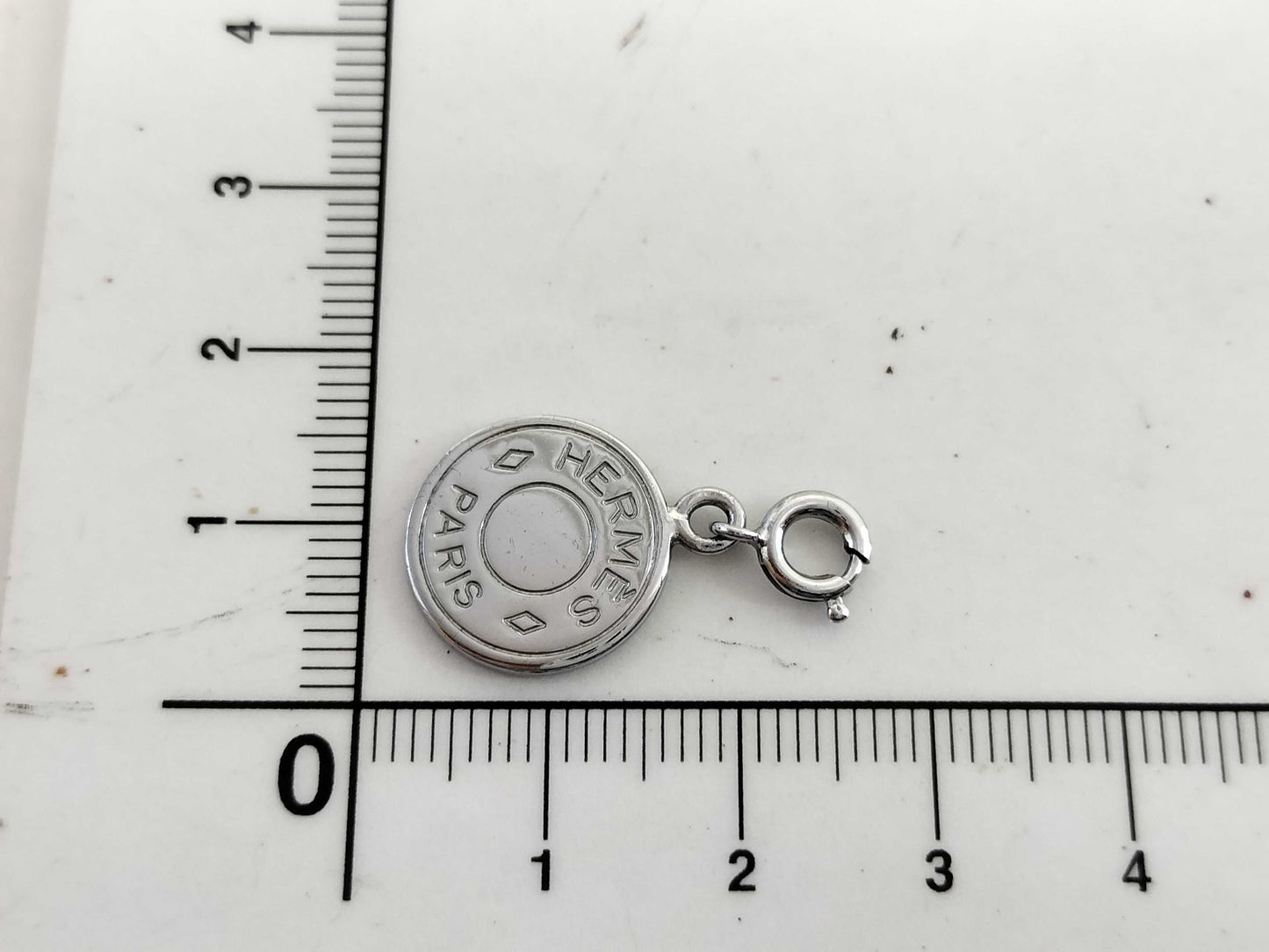 HERMES Serie Top Silver Pendant Top