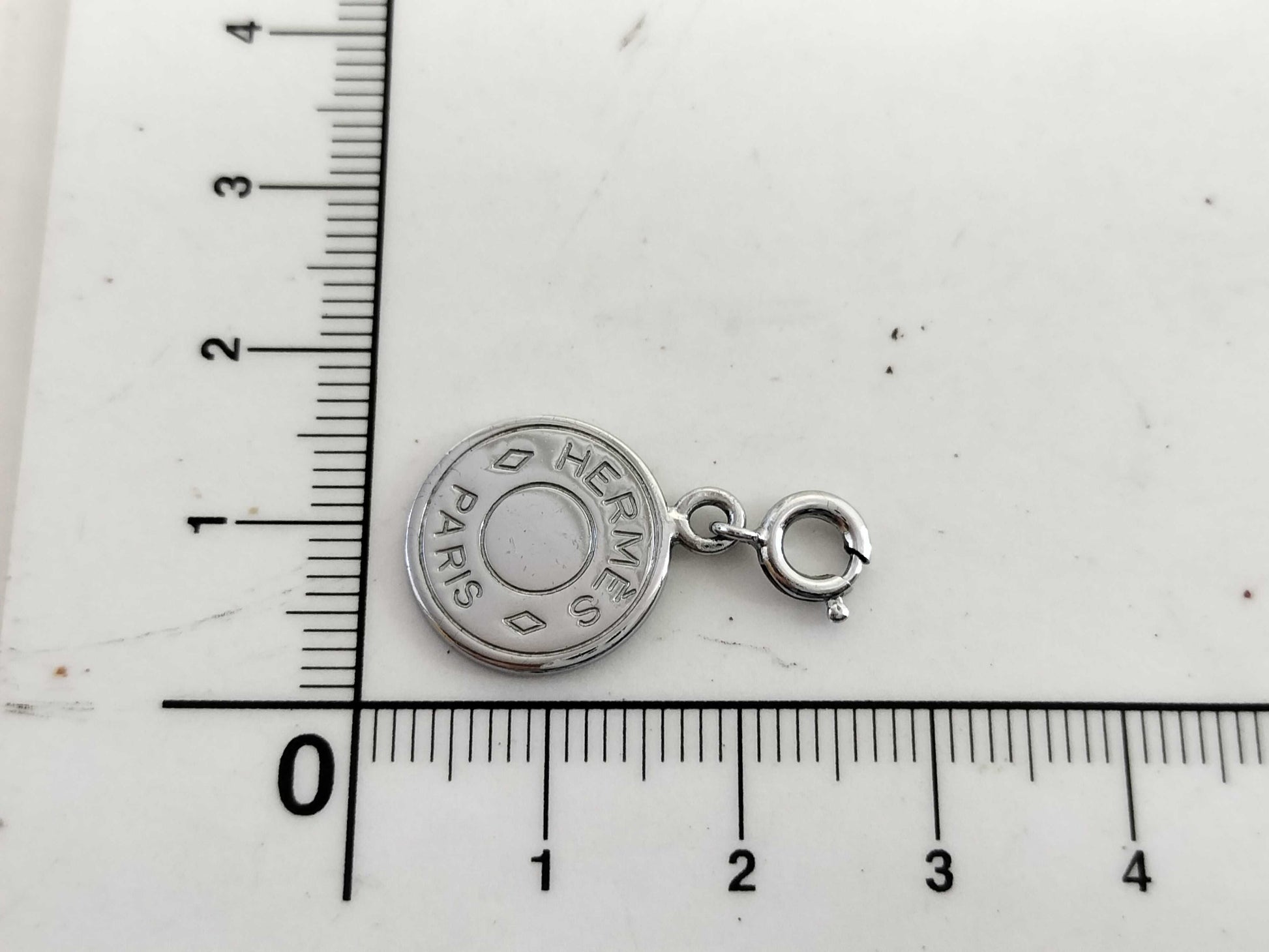 HERMES Serie Top Silver Pendant Top