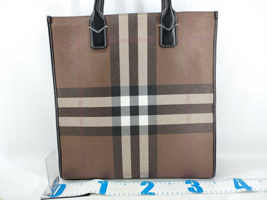 BURBERRY PVC 2-WAY Tote Bag Accessories: Storage Bag Shoulder Strap Tote Bag