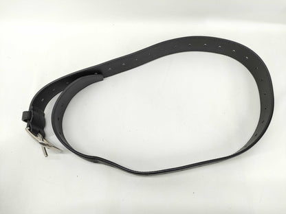 BALENCIAGA Leather Belt 76614 Black Accessories: Box Storage Bag Belt