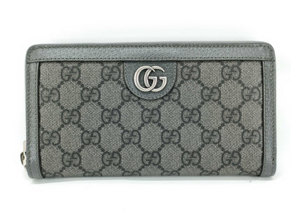 GUCCI GG Supreme Gucci Offidia Long Round Zip Long Wallet 706844 Unused Storage Accessories: Box Storage Bag Booklet Wallet