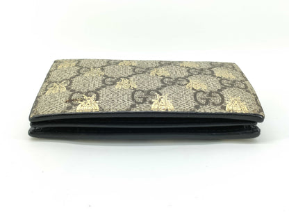 GUCCI GG Supreme Gucci GG Supreme Animal Wallet Compact Wallet 508757 Wallet