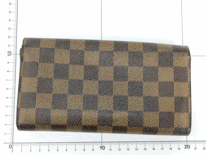 LOUIS VUITTON Damier Louis Vuitton Damier Portefeuille Sara Wallet