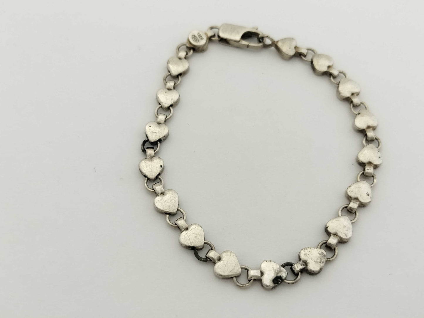 Tiffany & Co. SV925 Puff Heart Bracelet 12.5g Bracelet/Bangle