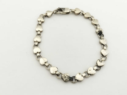 Tiffany & Co. SV925 Puff Heart Bracelet 12.5g Bracelet/Bangle