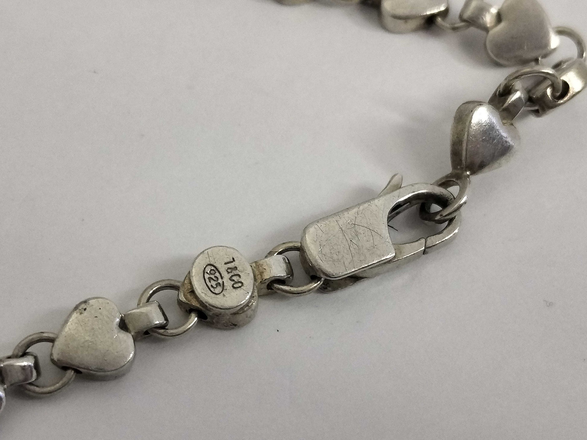 Tiffany & Co. SV925 Puff Heart Bracelet 12.5g Bracelet/Bangle