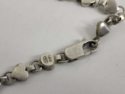 Tiffany & Co. SV925 Puff Heart Bracelet 12.5g Bracelet/Bangle