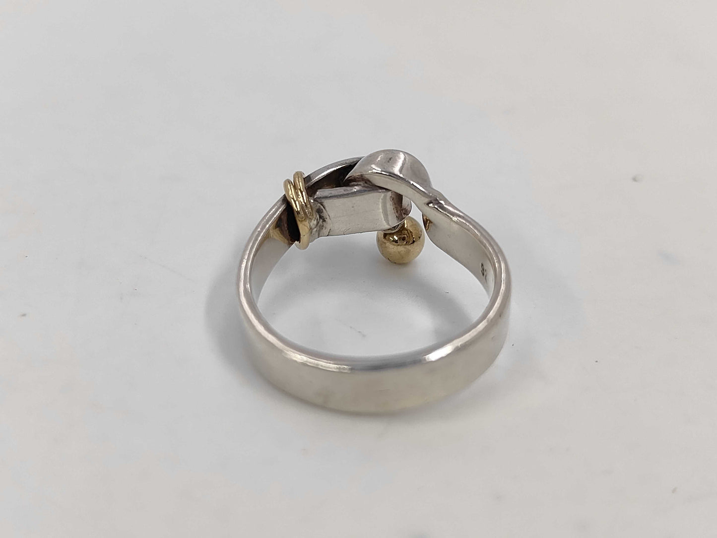 Tiffany&Co. Knot Combi K18 925 Ring 4.3g Ring