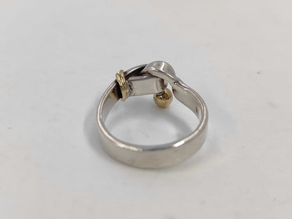 Tiffany&Co. Knot Combi K18 925 Ring 4.3g Ring