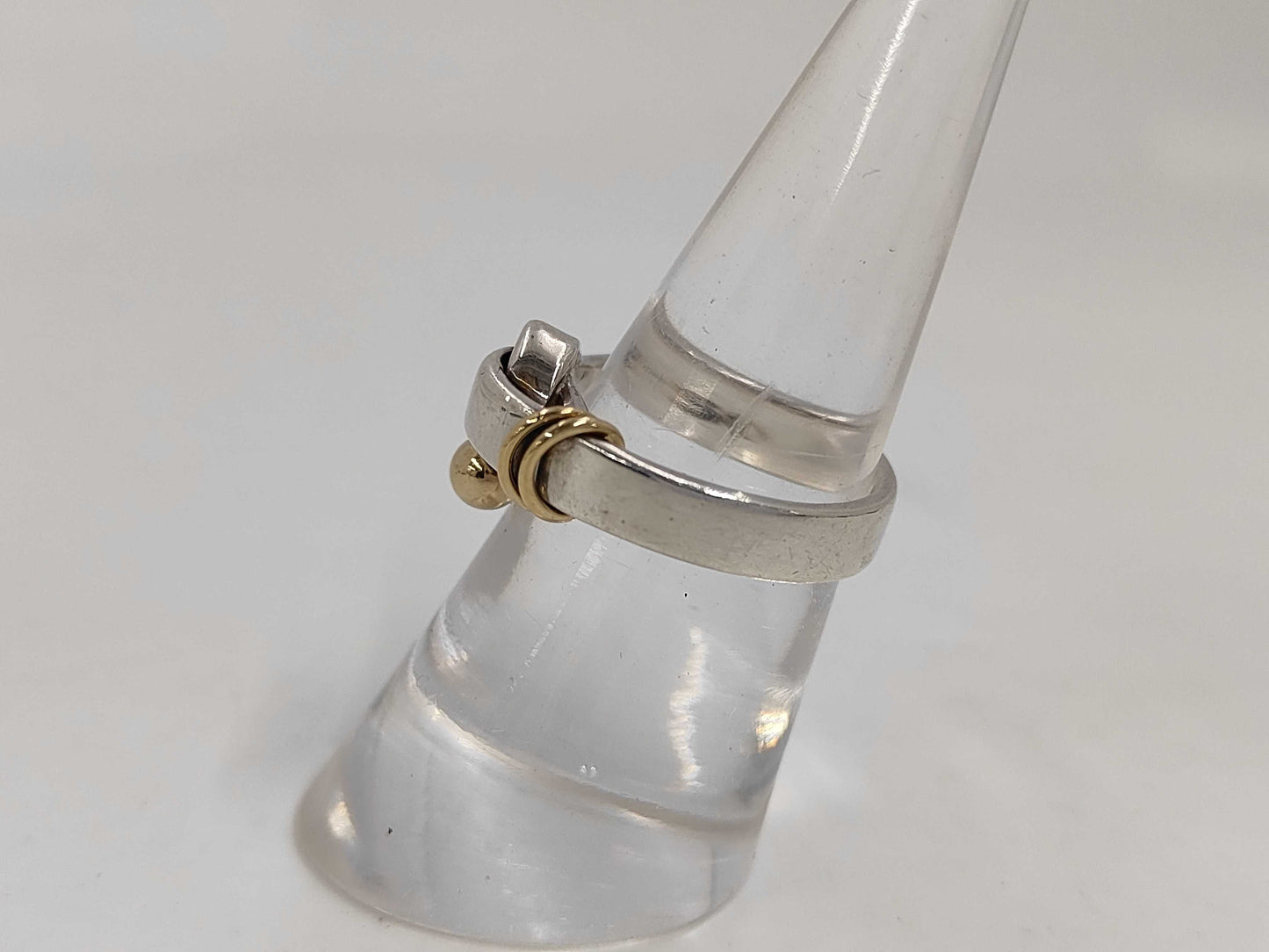 Tiffany&Co. Knot Combi K18 925 Ring 4.3g Ring