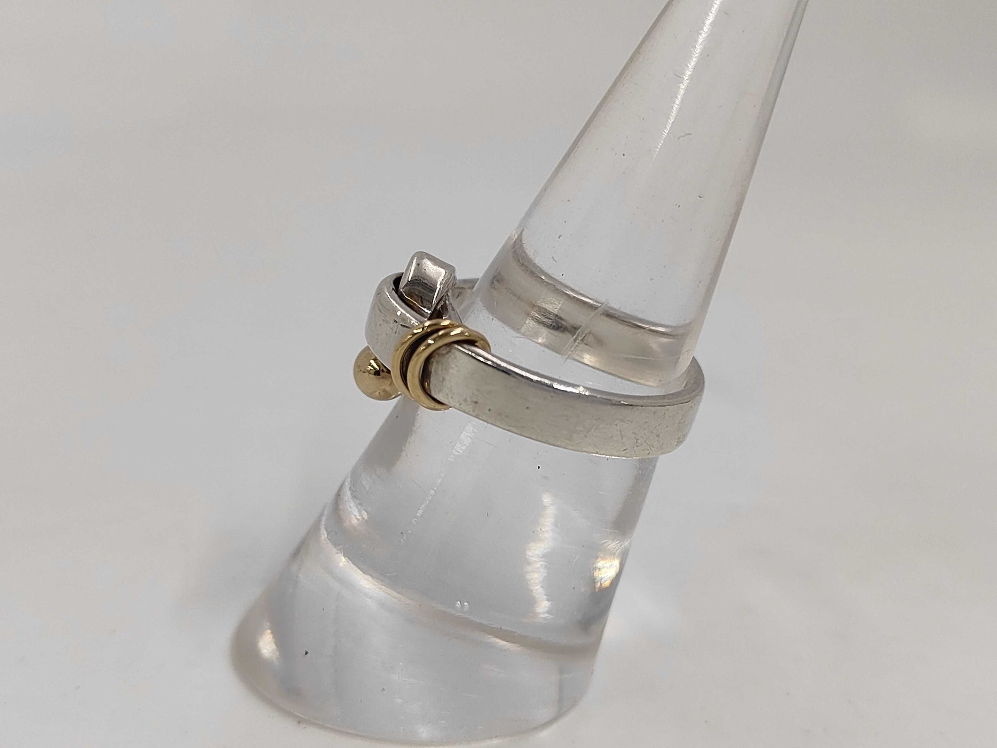 Tiffany&Co. Knot Combi K18 925 Ring 4.3g Ring