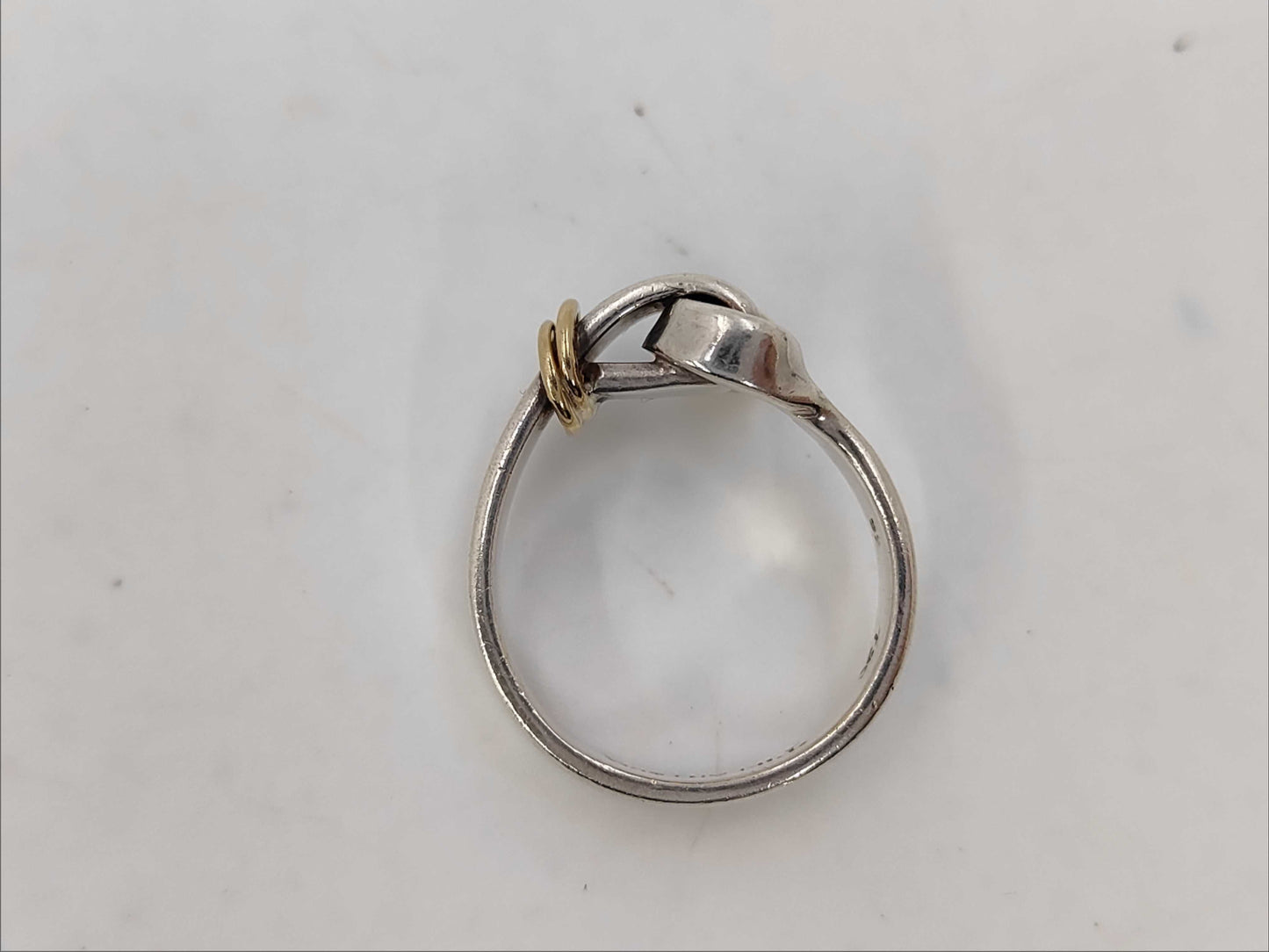 Tiffany&Co. Knot Combi K18 925 Ring 4.3g Ring