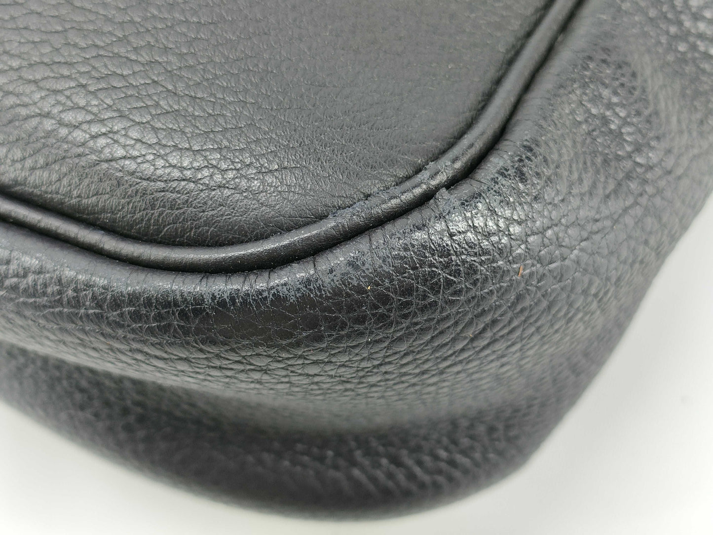 HERMES Trim 31 Trion Black B□ Mark 1998 Shoulder Bag